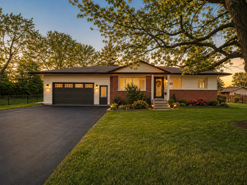 Detached homes on a Nobleton street