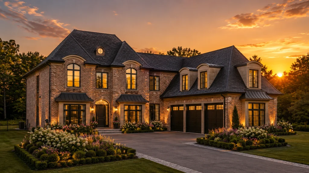 Luxury home with landscaped grounds in King City